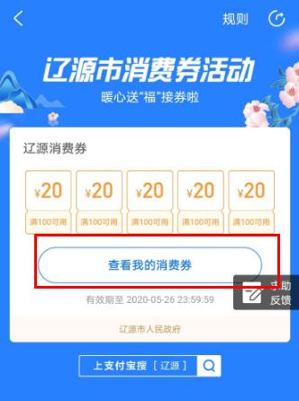 支付寶717消費券查看方法