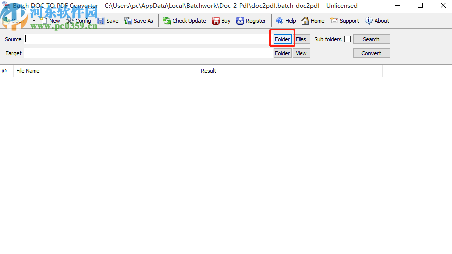 Batch DOC to PDF Converter把Word轉換成PDF文件的方法