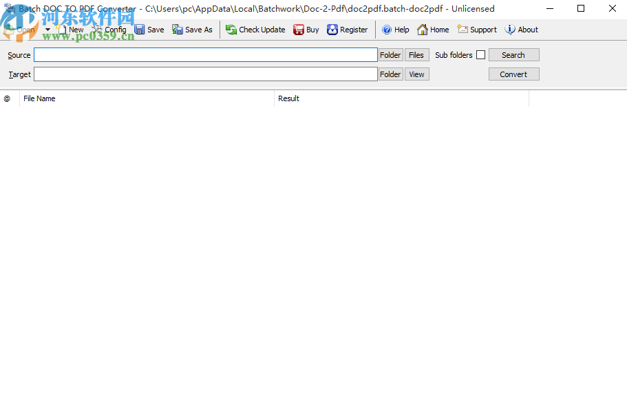 Batch DOC to PDF Converter把Word轉換成PDF文件的方法