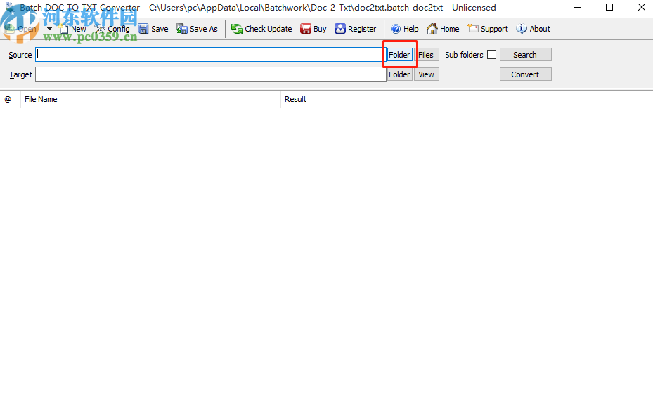 Batch DOC to TXT Converter將Word轉換為TXT的方法步驟