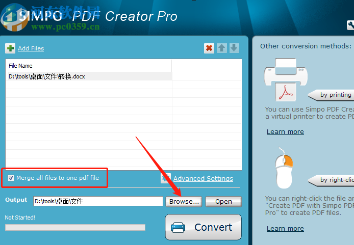 Simpo PDF Creator Pro將Word轉(zhuǎn)換成PDF的方法