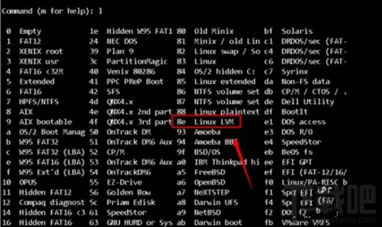 linux下分區(qū)id如何修改