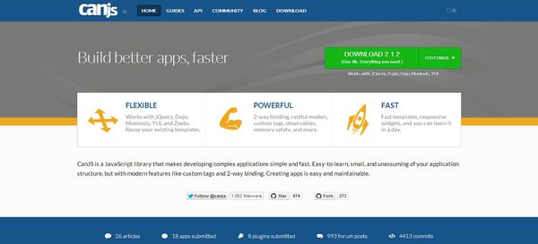 2014年最火的 21個JavaScript 框架