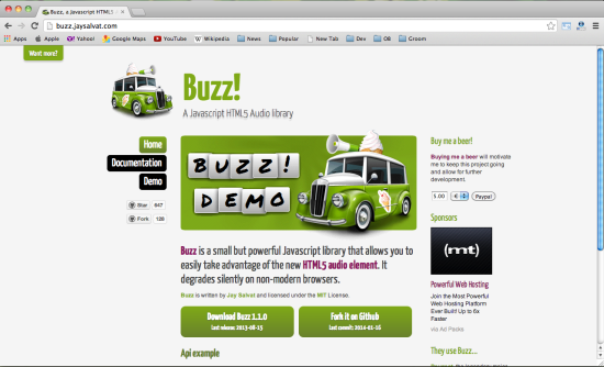 Web 開發(fā)者必備的 14 個 JavaScript 音頻庫