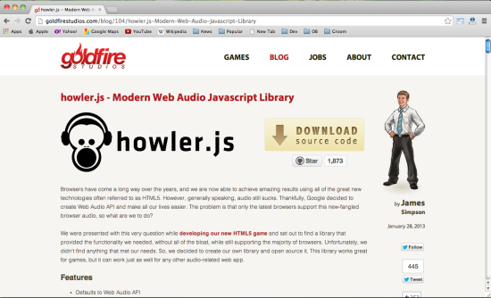 Web 開發(fā)者必備的 14 個 JavaScript 音頻庫