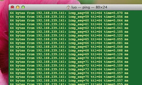 MacOS中如何使用ping命令？MacOS中ping命令的使用方法