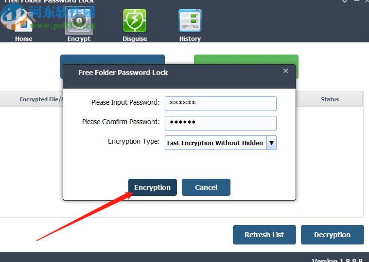 Free Folder Password Lock加密文件夾的方法