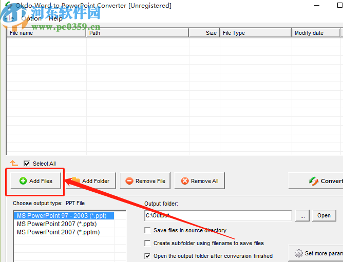 Okdo Word to PowerPoint Converter將Word轉換成PPT的方法