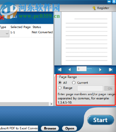 iPubsoft PDF to Excel Converter將PDF轉換成Excel文件的方法