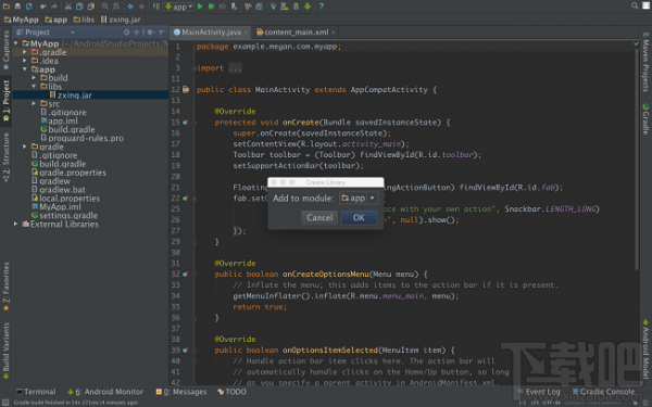 android studio如何導入第三方jar包