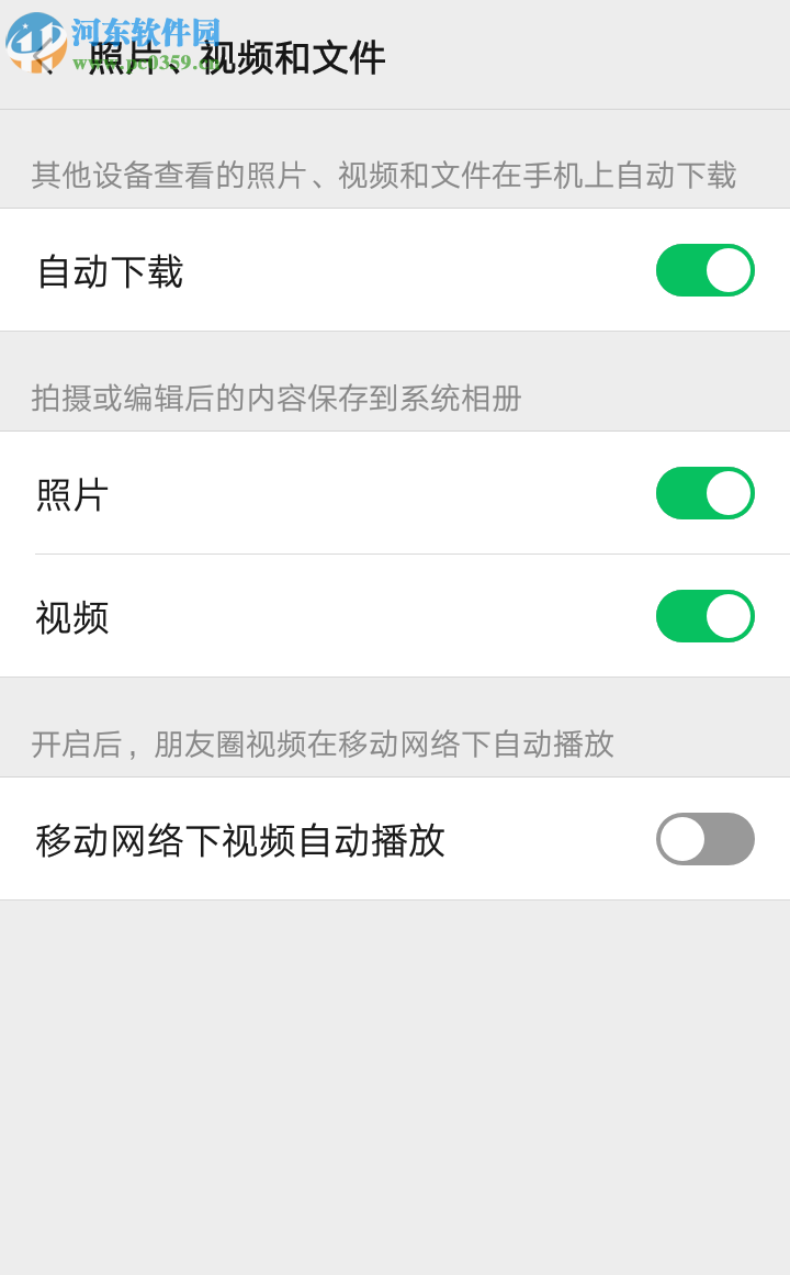 手機微信最新版如何關閉自動下載圖片視頻功能