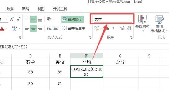 excel函數不顯示結果只顯示公式解決方法