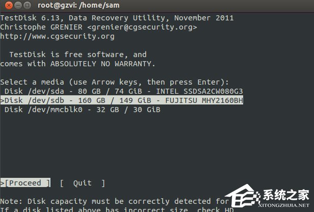 Linux系統分區表恢復的教程