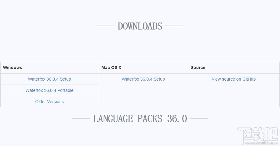 waterfox 36.0.4優化版官方下載地址（附Win/Mac OS X版本）