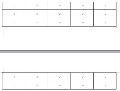 word表格分兩頁斷開解決方法