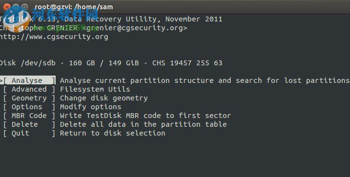 Linux分區表恢復的方法
