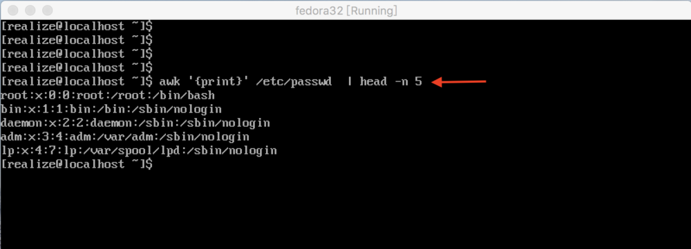 Linux系統中使用awk命令處理文字數據具體操作方法