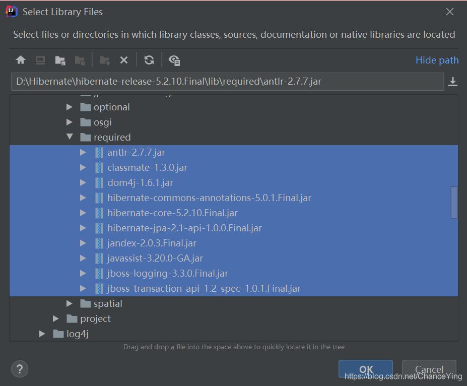 IDEA2019.3配置Hibernate的詳細教程(未使用IDEA的自動化)