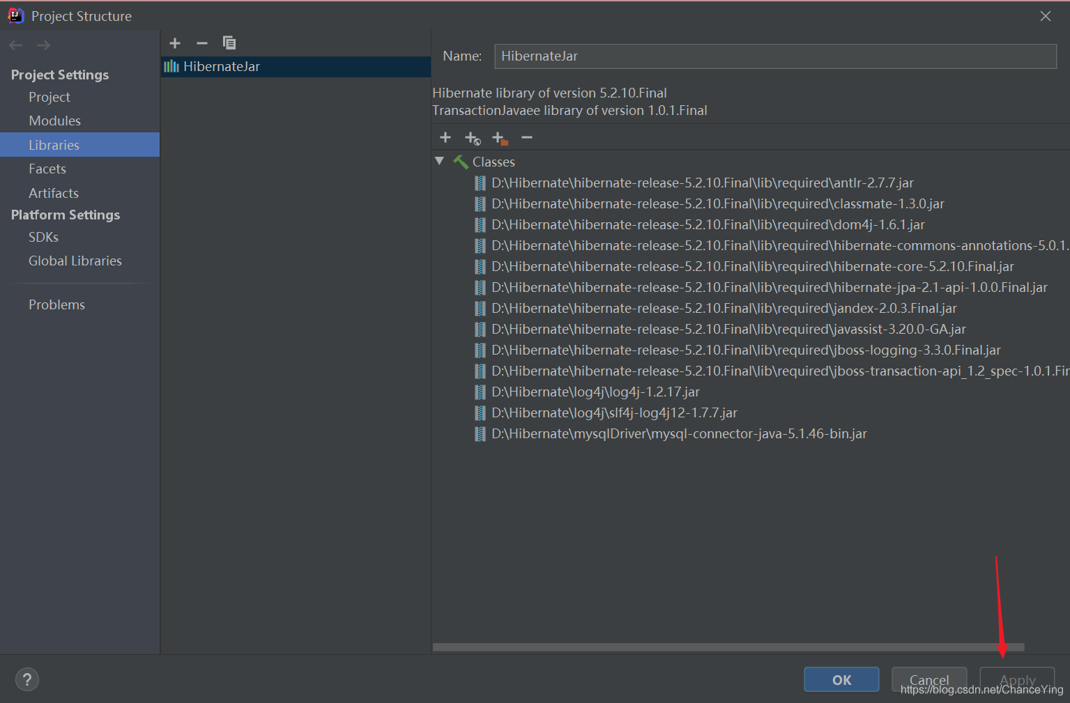 IDEA2019.3配置Hibernate的詳細教程(未使用IDEA的自動化)