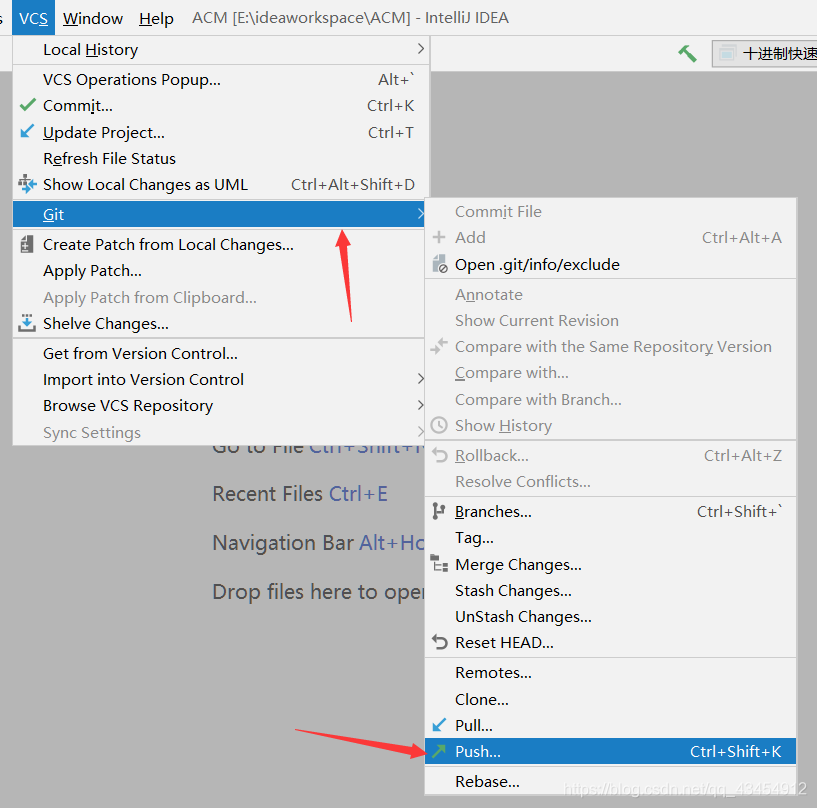 IntelliJ IDEA使用git初始化倉庫的使用方法