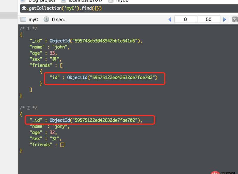 javascript - mongodb 引用 刪除數據時無法刪除引用