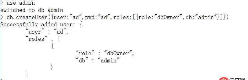 javascript - 關于mongodb的認證問題