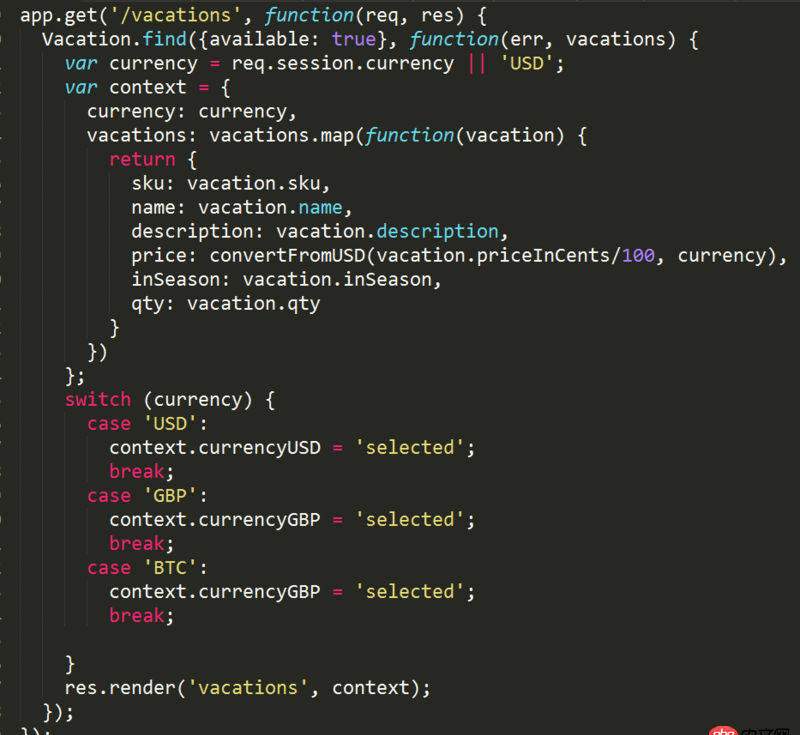 javascript - Node與Express開發中的用MongoDb存儲會話數據問題，按照書敲的，出現了如下問題，搜索已久找不到答案，特意想大家請教