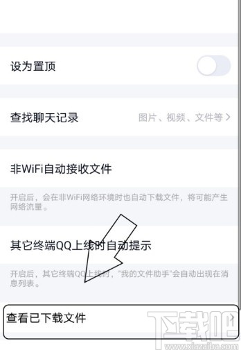 手機QQ查看下載文件的方法步驟