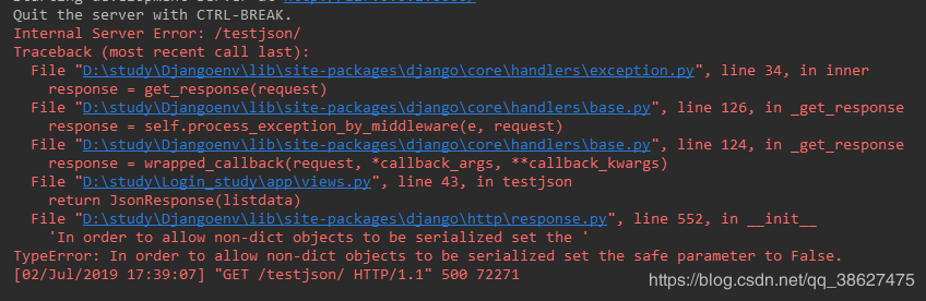 Django 返回json數(shù)據(jù)的實(shí)現(xiàn)示例