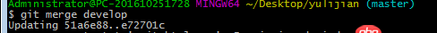 javascript - git merge會出現(xiàn)Updating 51a6e88..e72701c error: cannot
