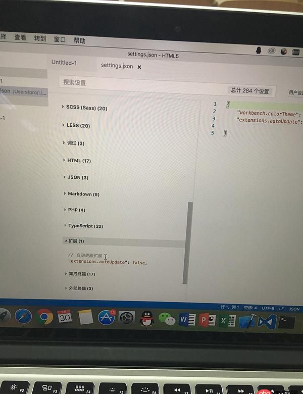 html5 - 在Mac里使用vscode，卻無法使用已下載的擴展……