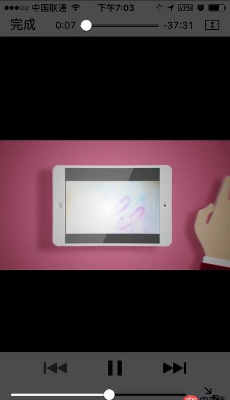 iOS webview播放全屏視頻禁止縮小播放