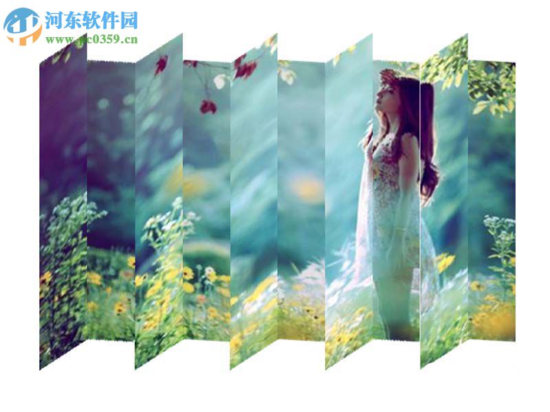 ppt圖片折疊效果制作教程