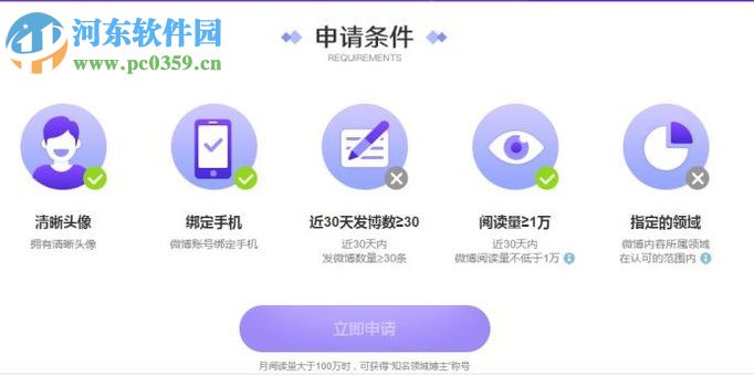 微博加v認證的方法以及所需條件