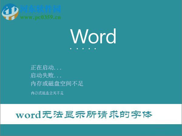 Win10打開Word提示“Word無法顯示所請求的字體”解決方法
