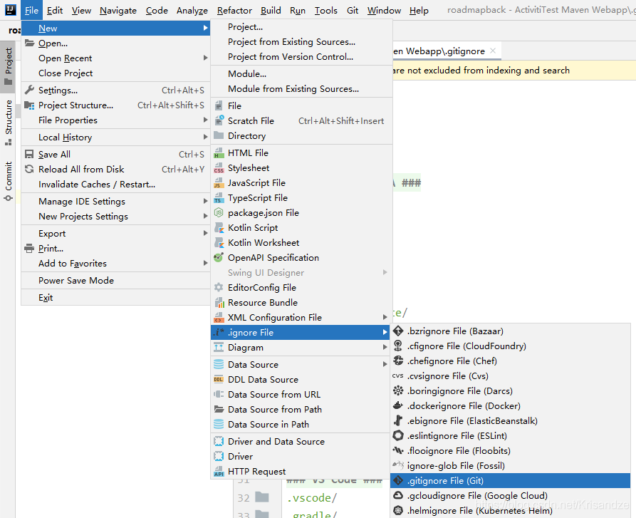 關(guān)于idea的gitignore文件編寫及解決ignore文件不生效問題