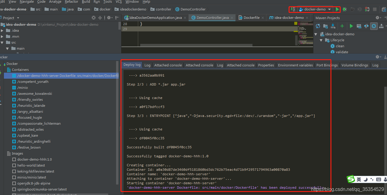 IDEA 配置Docker的過程