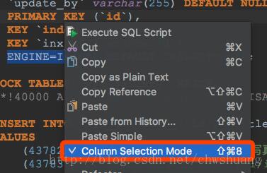 idea替換快捷鍵,批量處理對象的操作