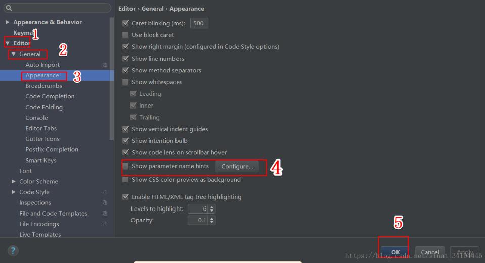 Idea去除方法形參參數提示的操作