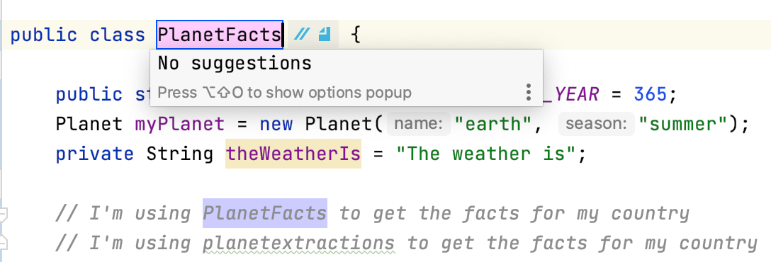 IntelliJ IDEA 2020.3通過(guò)重命名內(nèi)聯(lián)重構(gòu)代碼