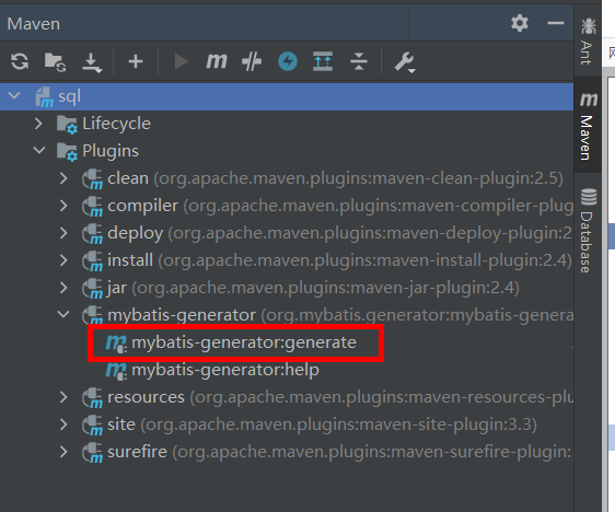 詳解在idea 中使用Mybatis Generator逆向工程生成代碼
