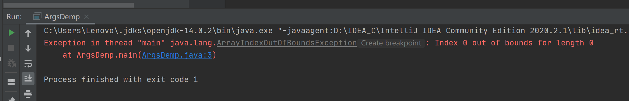 IDEA main主函數如何添加args變量