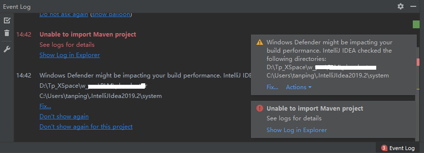 IDEA 2019.2.2配置Maven3.6.2打開Maven項目出現 Unable to import Maven project的問題