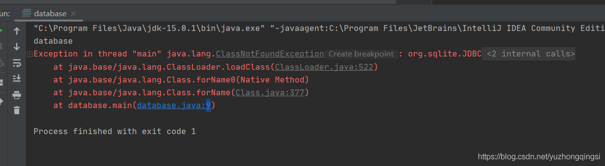 IntellJ Idea 2020版添加sqlite數據庫的方法