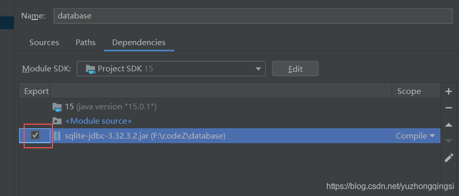 IntellJ Idea 2020版添加sqlite數據庫的方法