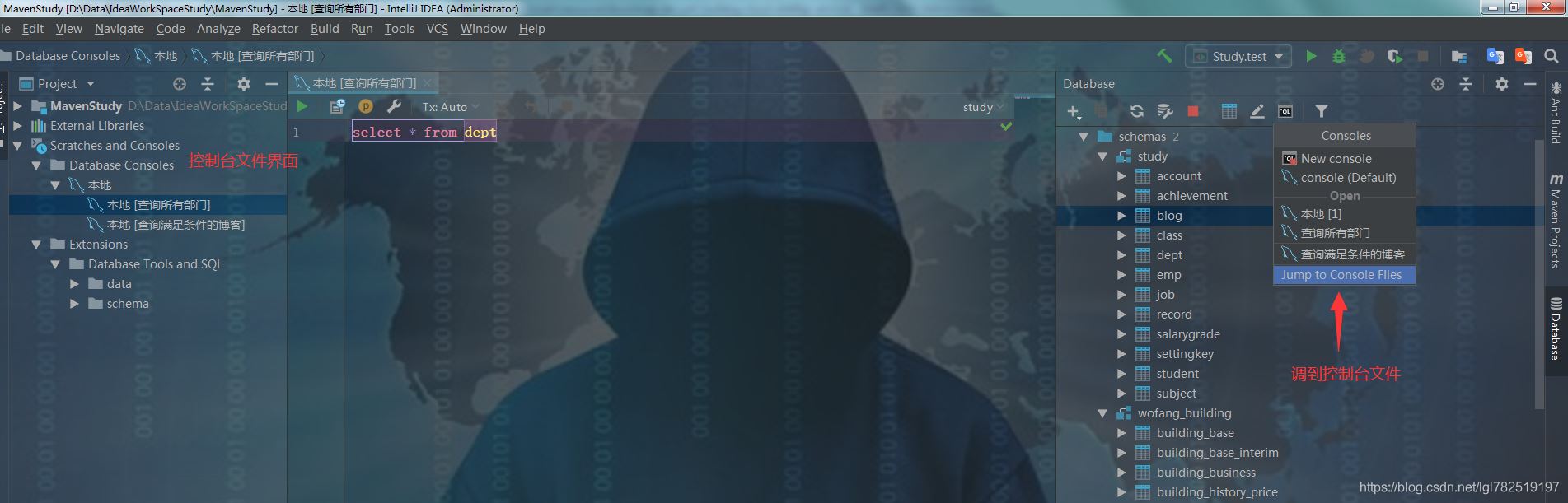 Idea連接數據庫并執行SQL語句的方法示例