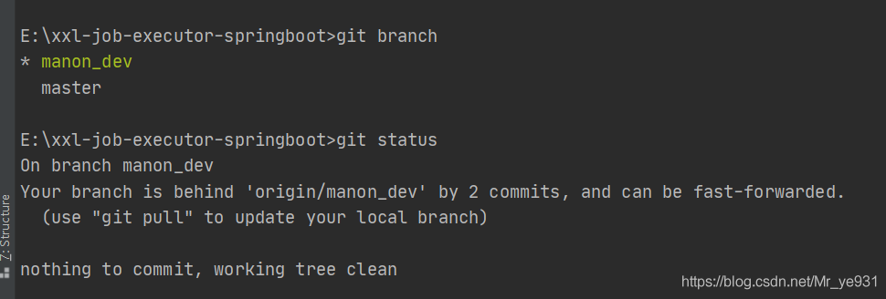 IDEA中git撤回上一次push的方法（指定回到某個版本）