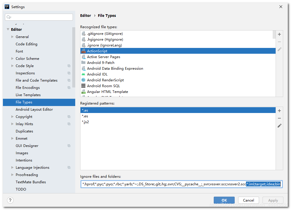 idea 隱藏target,iml等不需要展示的文件(推薦)