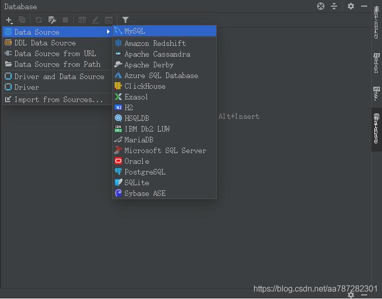 idea添加數(shù)據(jù)庫圖文教程