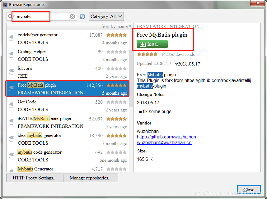 intellij idea中安裝、配置mybatis插件Free Mybatis plugin的教程詳解